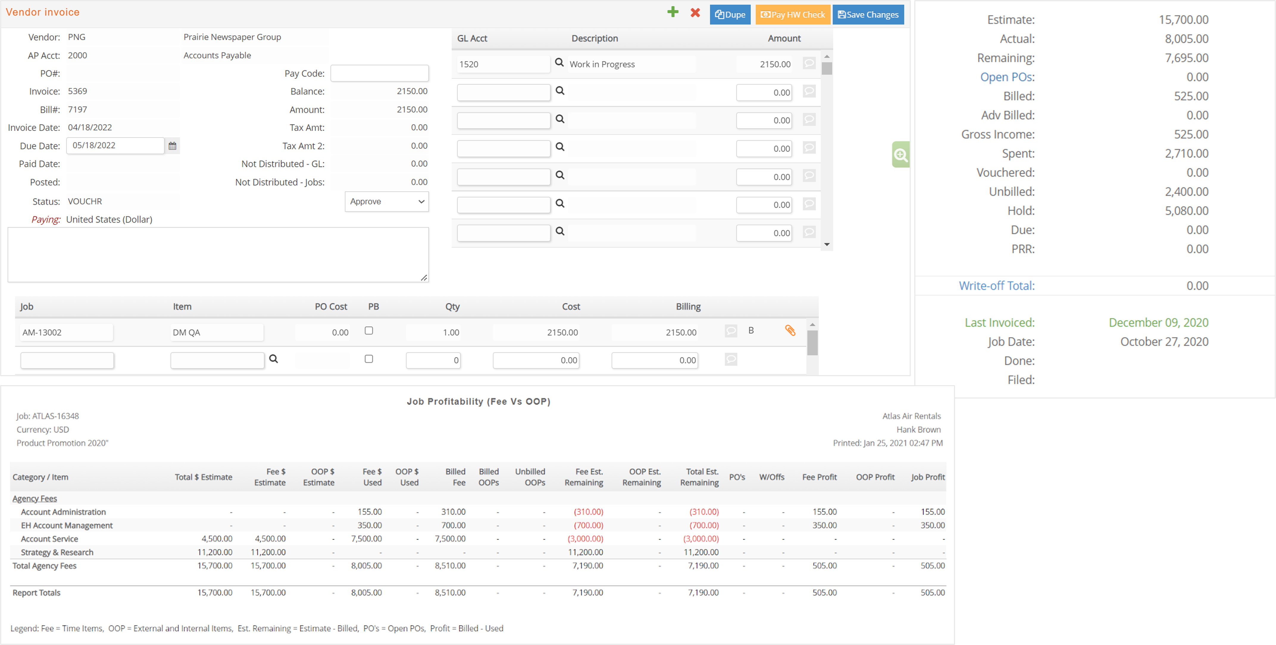 Accounting and Financials